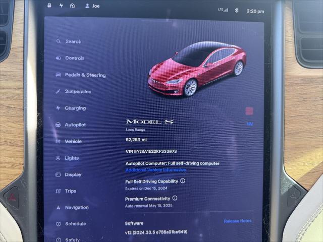 used 2019 Tesla Model S car, priced at $32,498