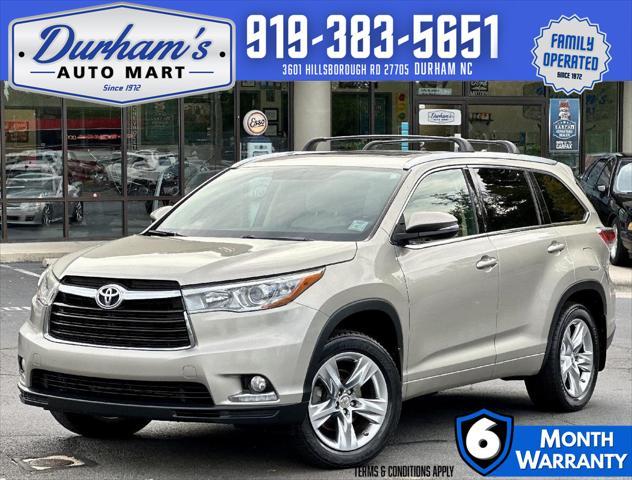 used 2015 Toyota Highlander car, priced at $20,498