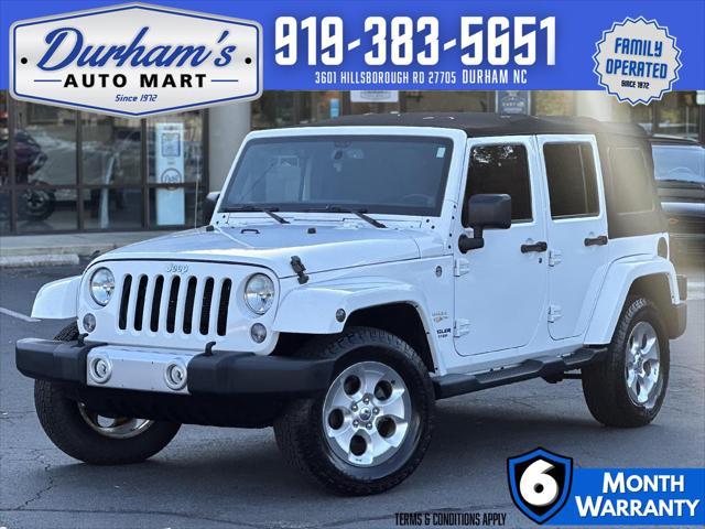 used 2014 Jeep Wrangler Unlimited car, priced at $14,498