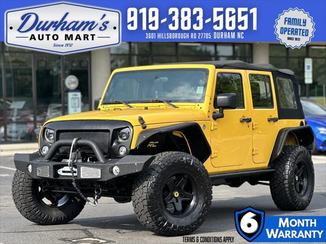 used 2015 Jeep Wrangler Unlimited car, priced at $21,498