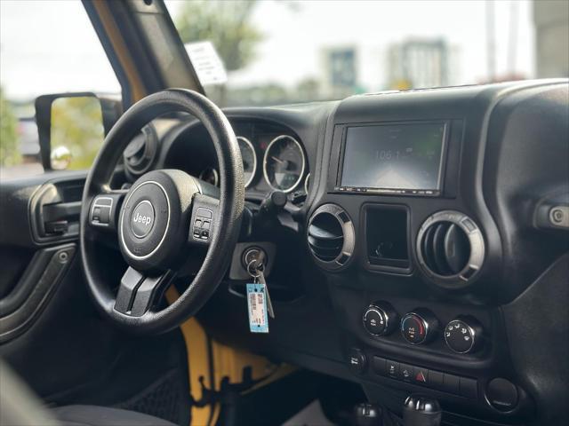 used 2015 Jeep Wrangler Unlimited car, priced at $21,988