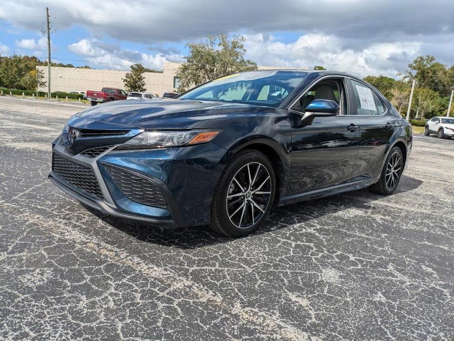 used 2021 Toyota Camry car, priced at $20,878