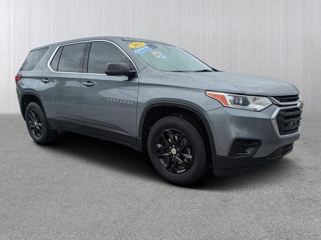 used 2021 Chevrolet Traverse car, priced at $24,039