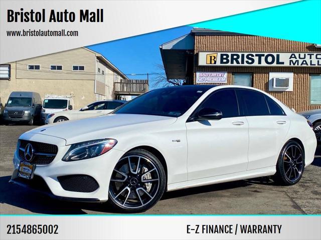 used 2017 Mercedes-Benz AMG C 43 car, priced at $24,995