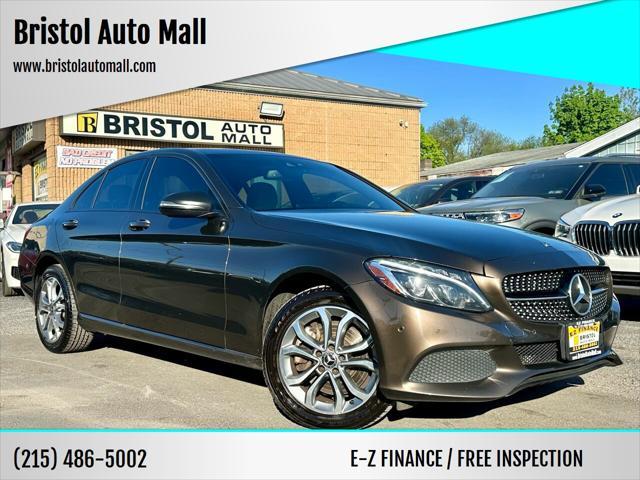 used 2017 Mercedes-Benz C-Class car, priced at $19,995