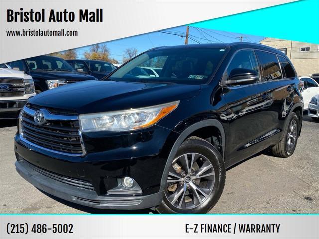 used 2016 Toyota Highlander car, priced at $19,995