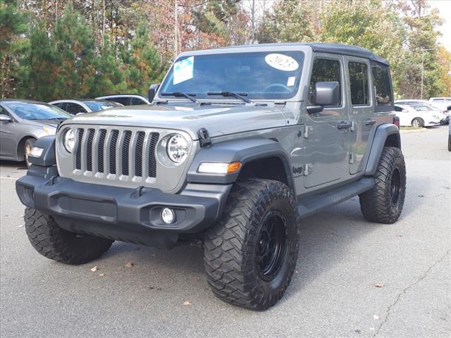 used 2023 Jeep Wrangler car, priced at $33,214