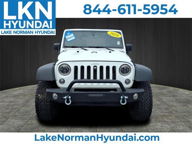 used 2016 Jeep Wrangler car, priced at $16,859