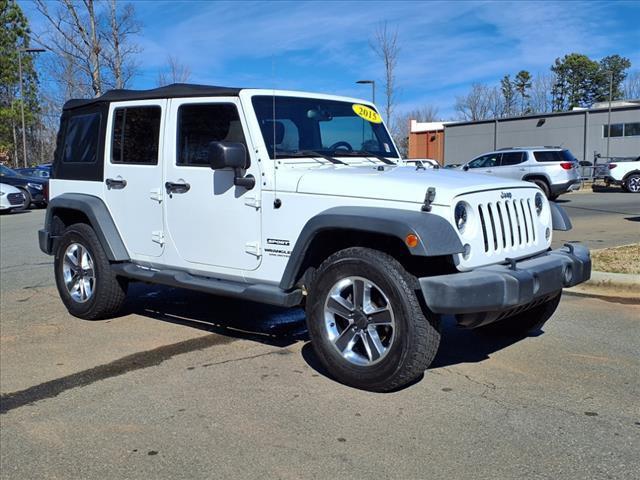 used 2015 Jeep Wrangler Unlimited car, priced at $18,928