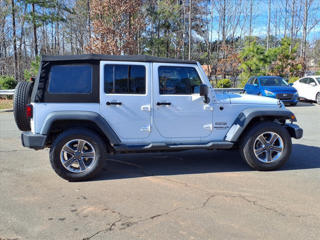 used 2015 Jeep Wrangler Unlimited car, priced at $18,928