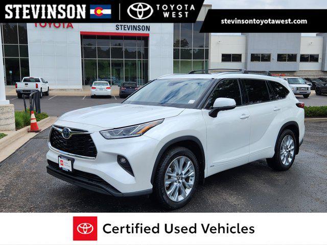 used 2022 Toyota Highlander Hybrid car, priced at $47,199