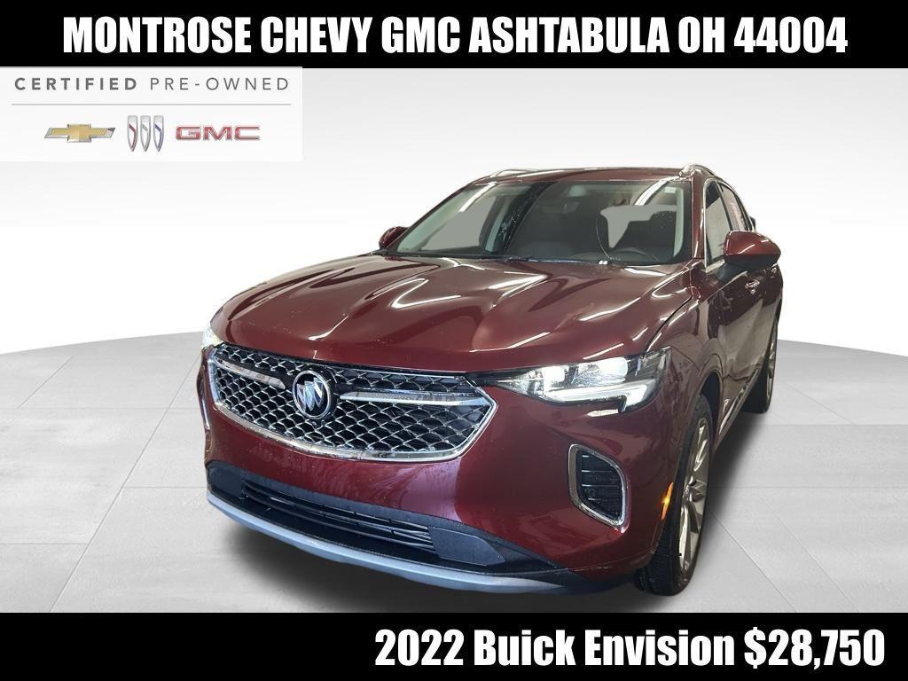 used 2022 Buick Envision car, priced at $28,750