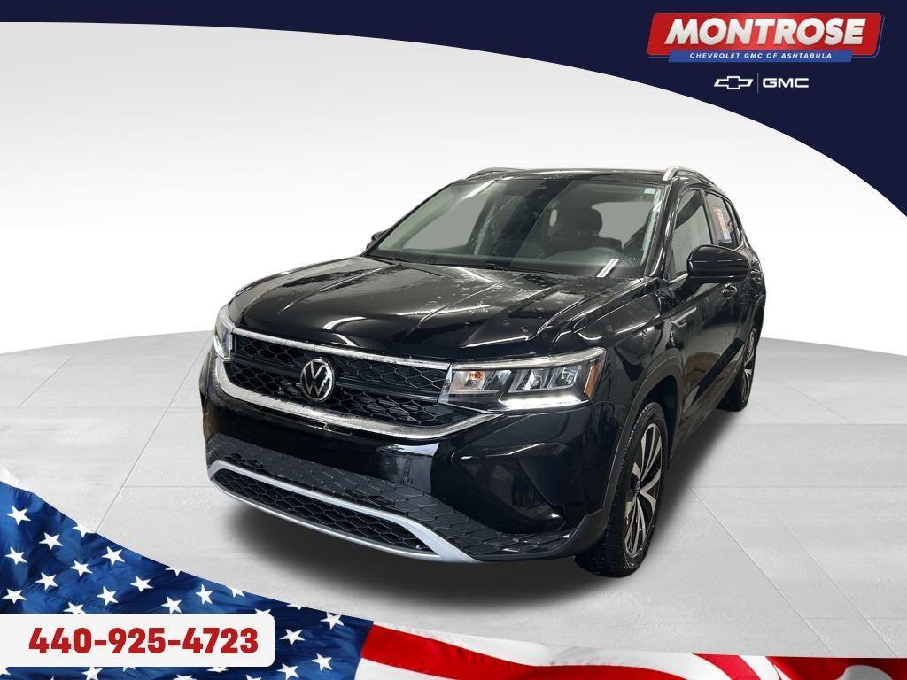 used 2023 Volkswagen Taos car, priced at $19,500