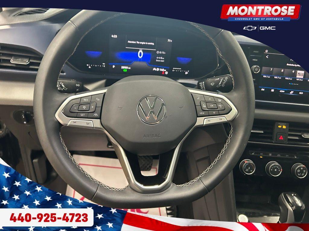used 2023 Volkswagen Taos car, priced at $19,500