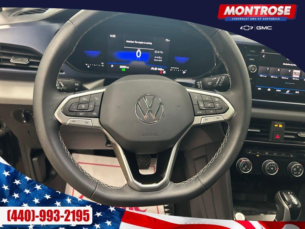 used 2023 Volkswagen Taos car, priced at $21,500