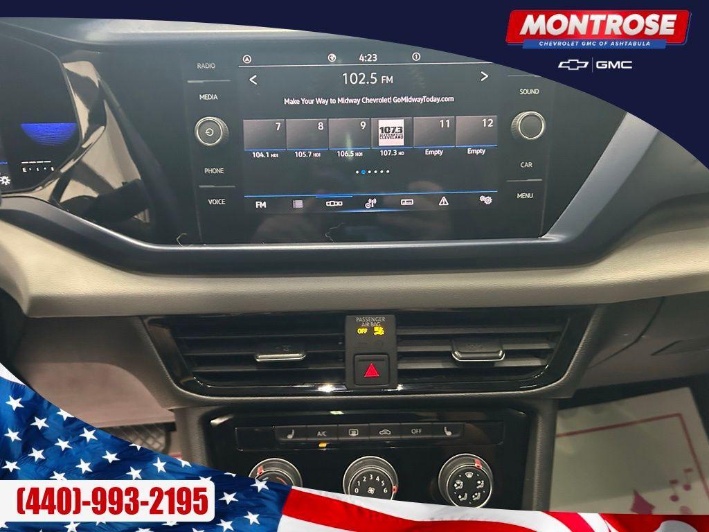 used 2023 Volkswagen Taos car, priced at $21,500