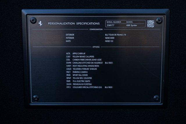 used 2019 Ferrari 488 Spider car, priced at $319,899