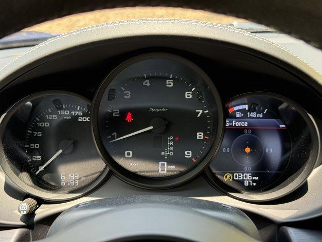 used 2022 Porsche 718 Spyder car, priced at $134,500