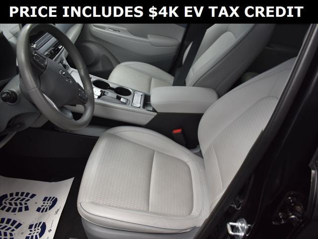 used 2021 Hyundai Kona EV car, priced at $19,997