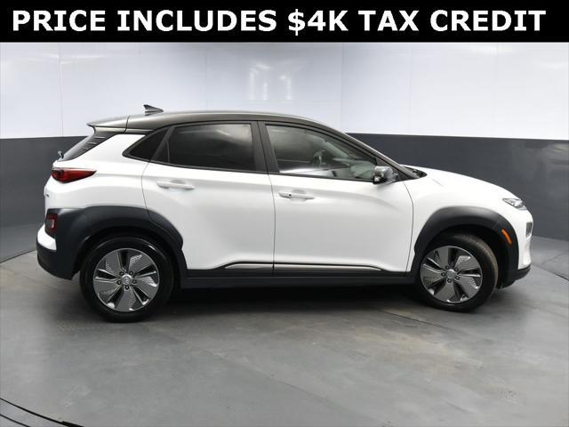 used 2021 Hyundai Kona EV car, priced at $19,997