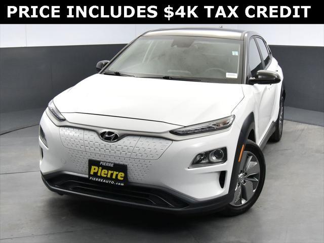 used 2021 Hyundai Kona EV car, priced at $19,997