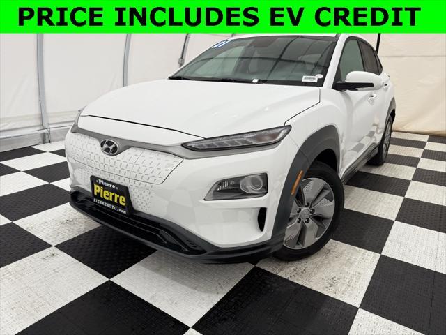 used 2021 Hyundai Kona EV car, priced at $20,599