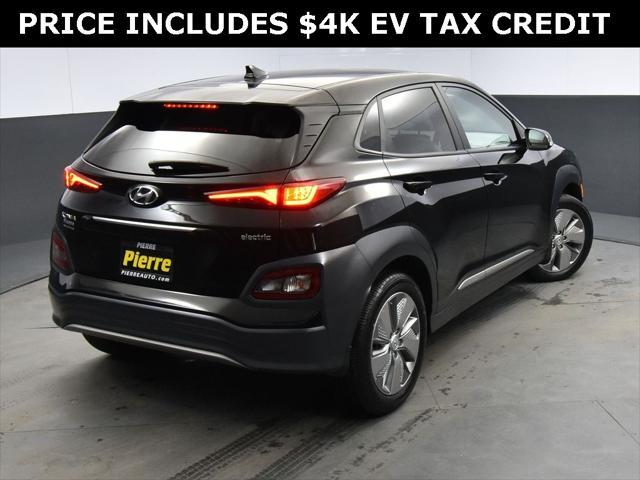 used 2021 Hyundai Kona EV car, priced at $19,891