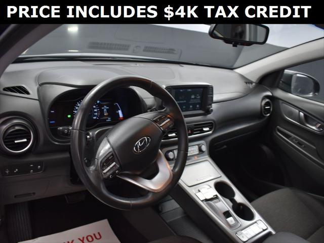 used 2021 Hyundai Kona EV car, priced at $20,997
