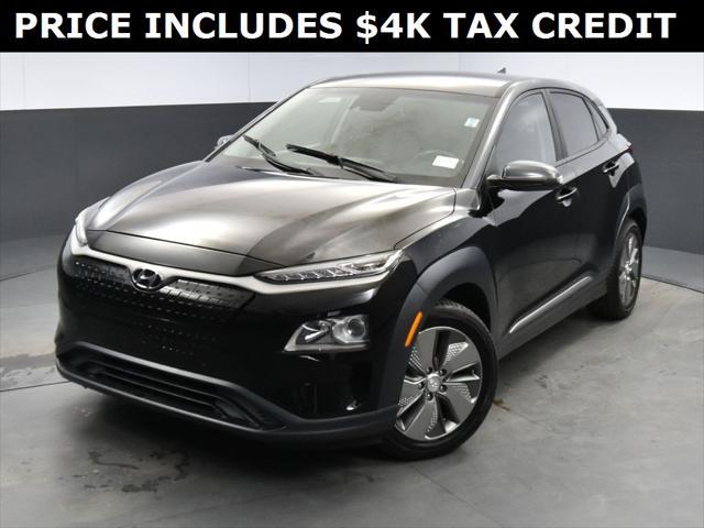 used 2021 Hyundai Kona EV car, priced at $20,997