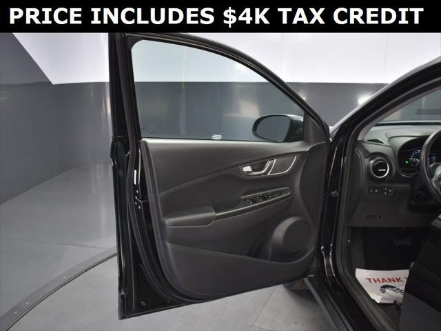 used 2021 Hyundai Kona EV car, priced at $20,997