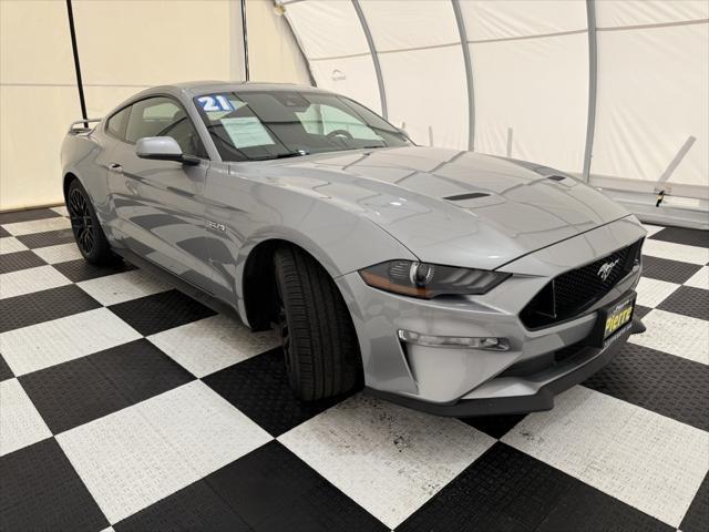 used 2021 Ford Mustang car, priced at $34,995