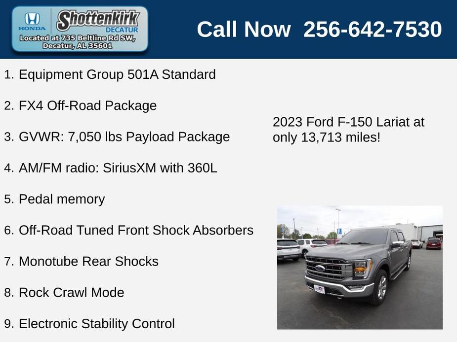 used 2023 Ford F-150 car, priced at $60,761