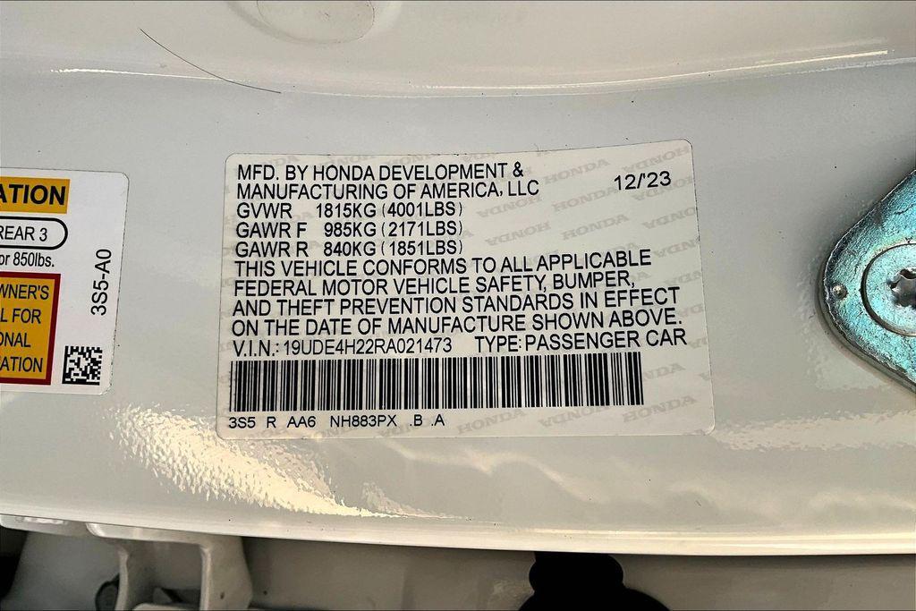 used 2024 Acura Integra car, priced at $28,580