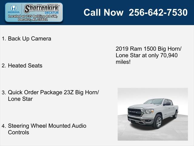 used 2019 Ram 1500 car, priced at $27,268