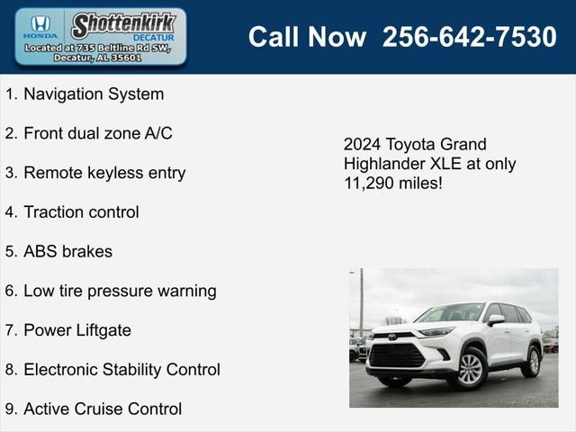 used 2024 Toyota Grand Highlander car, priced at $51,101