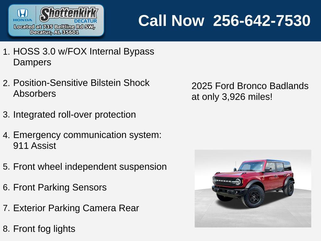 used 2025 Ford Bronco car, priced at $59,967