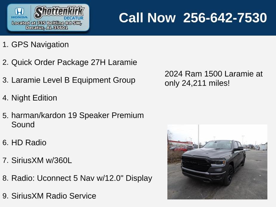 used 2024 Ram 1500 car, priced at $51,932