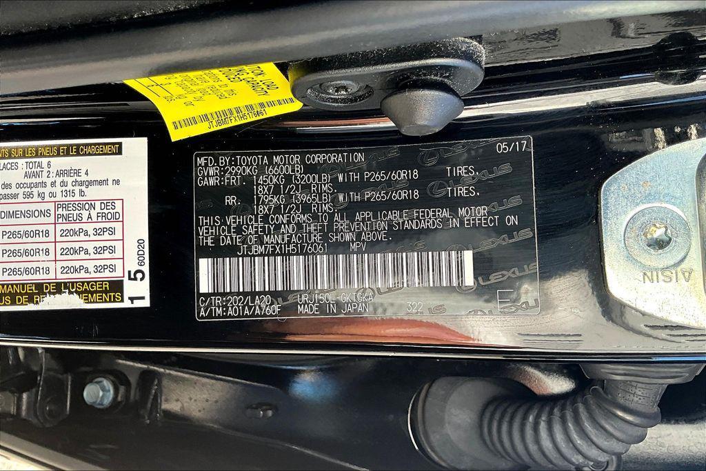 used 2017 Lexus GX 460 car, priced at $31,315