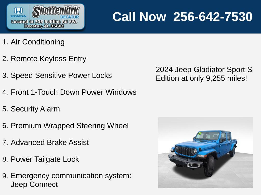 used 2024 Jeep Gladiator car, priced at $35,825