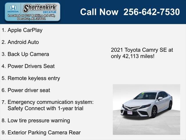 used 2021 Toyota Camry car, priced at $23,816