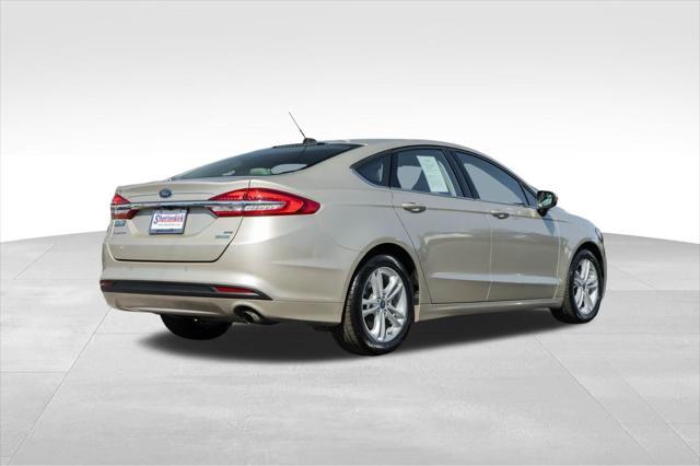 used 2018 Ford Fusion car, priced at $16,107