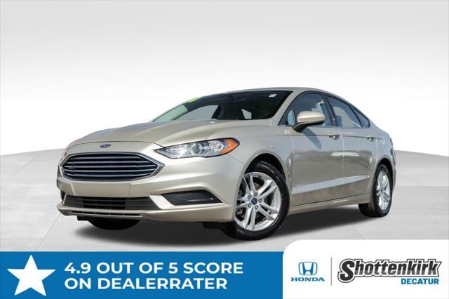 used 2018 Ford Fusion car, priced at $16,107