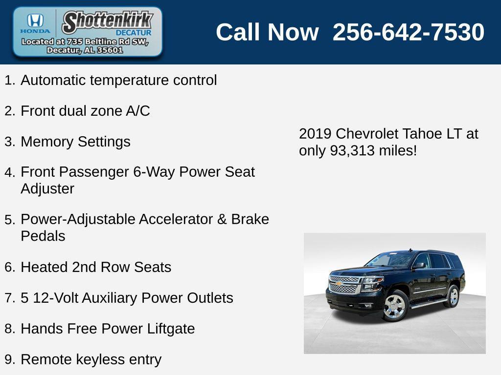 used 2019 Chevrolet Tahoe car, priced at $30,221