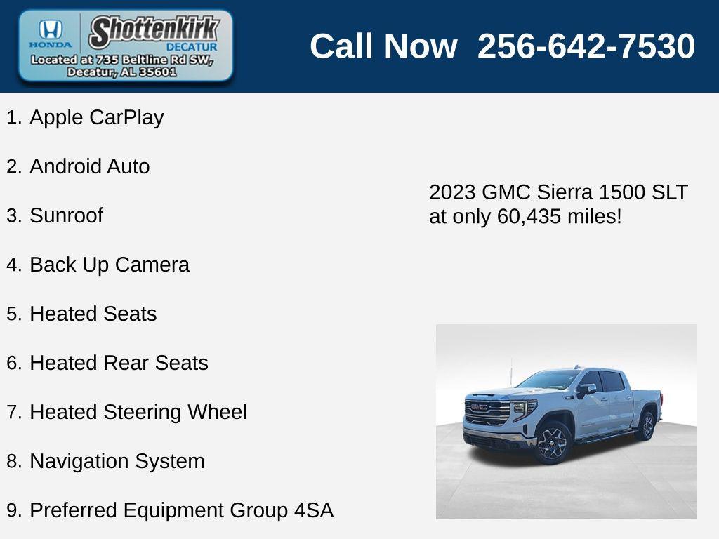 used 2023 GMC Sierra 1500 car, priced at $44,826