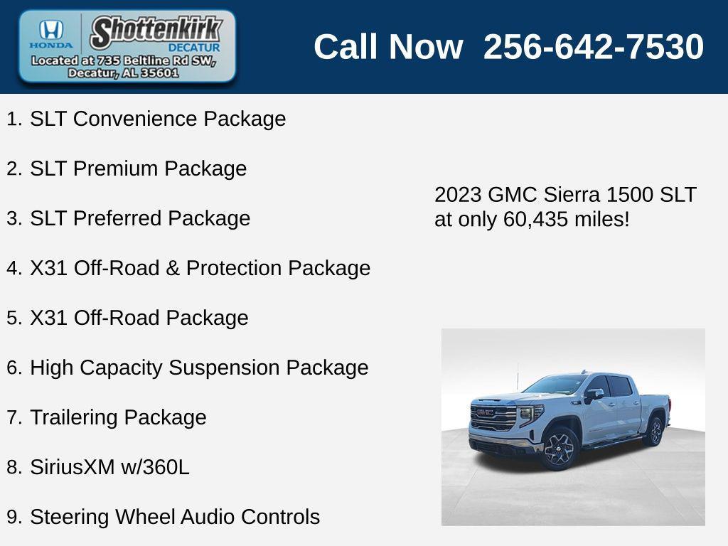 used 2023 GMC Sierra 1500 car, priced at $44,826