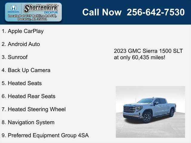 used 2023 GMC Sierra 1500 car, priced at $48,277