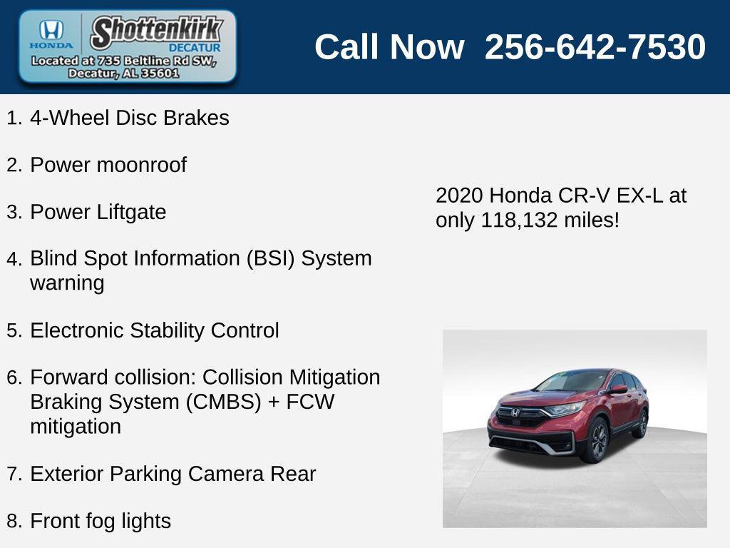 used 2020 Honda CR-V car, priced at $20,170