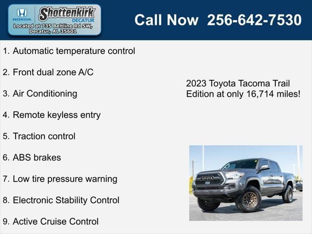 used 2023 Toyota Tacoma car, priced at $42,846