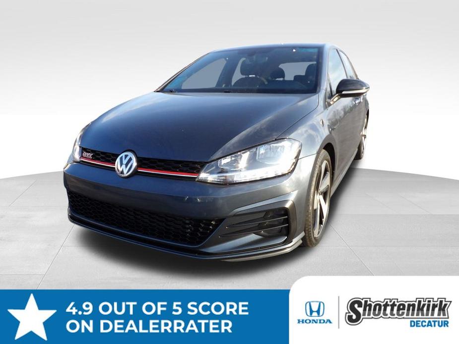 used 2021 Volkswagen Golf GTI car, priced at $23,997