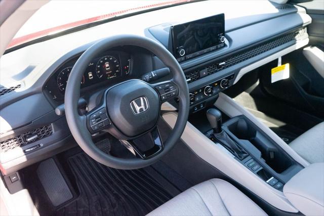 new 2025 Honda Accord car, priced at $32,110